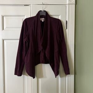 BB Dakota Burgundy Open Faced Jacket, Size L, Great Condition!!!